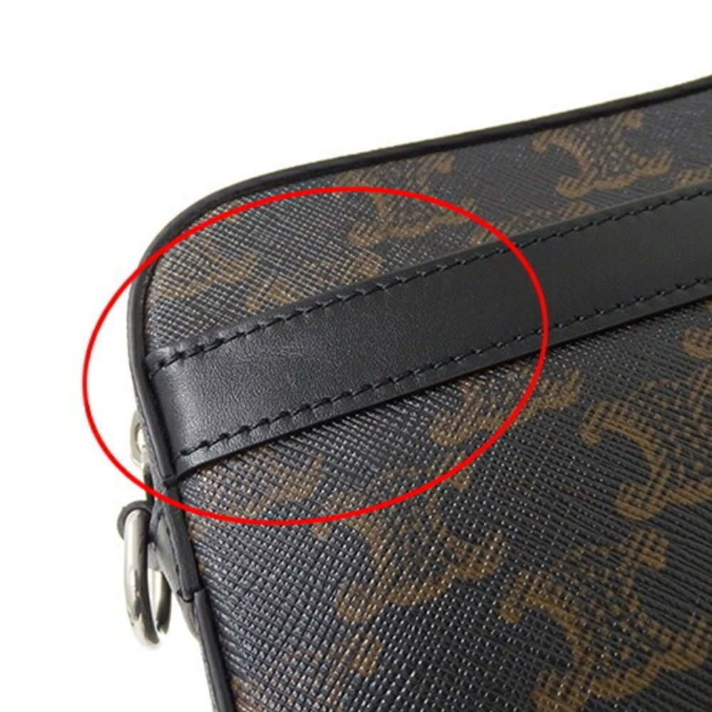 CELINE Bags for Women and Men, Shoulder Bags, Triomphe Small, Coated Canvas, ... - Picture 7 of 9